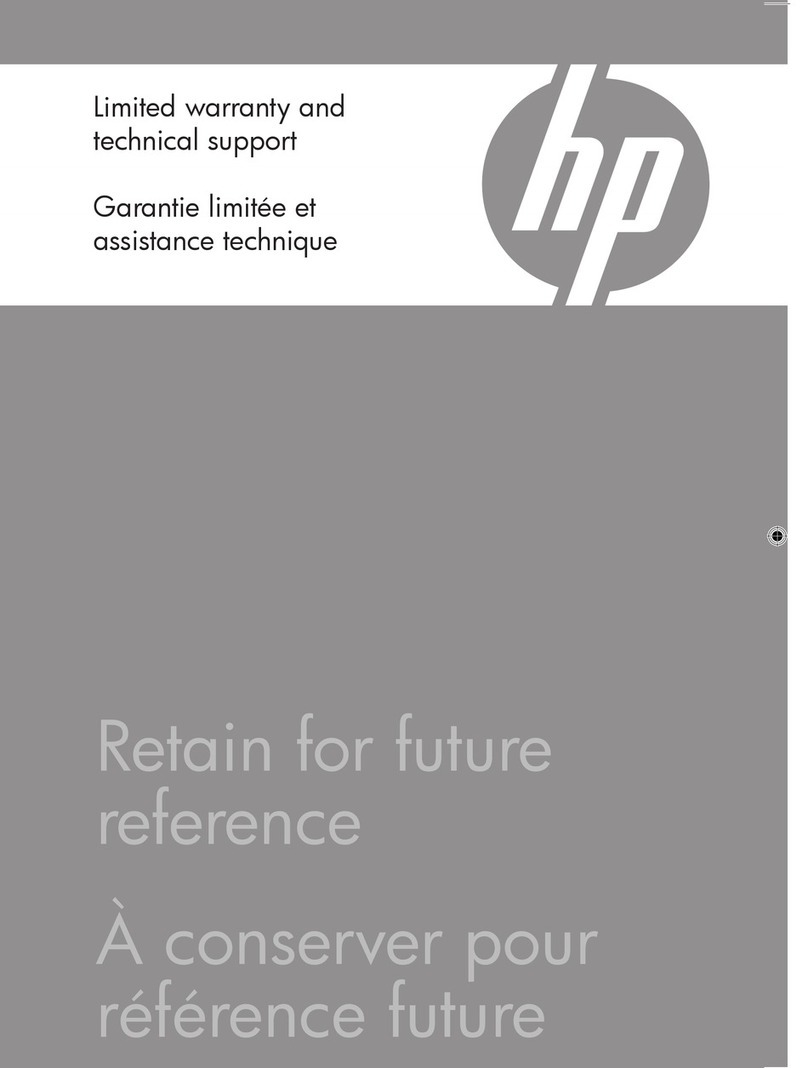 HP TouchSmart tm2-2100 - Notebook PC Manual de uso y mantenimiento