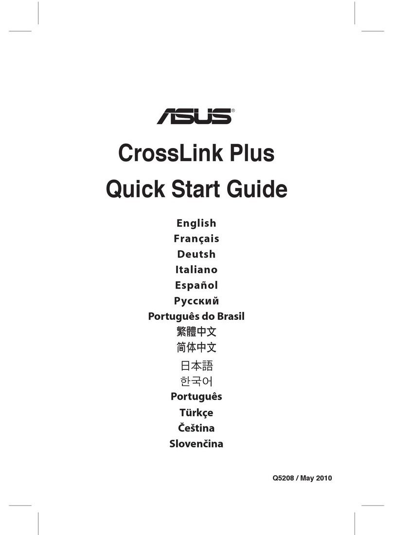 Asus CrossLink Manual de usuario Asus CrossLink Manual de usuario