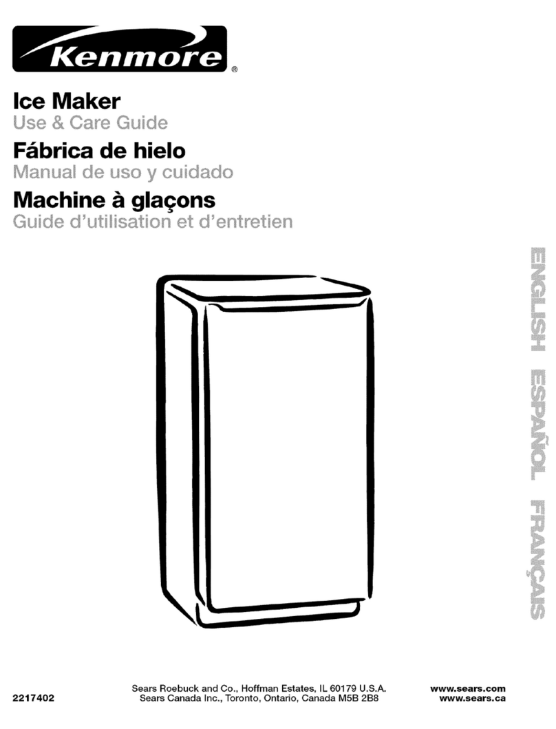 Kenmore Ice Maker Manual de usuario