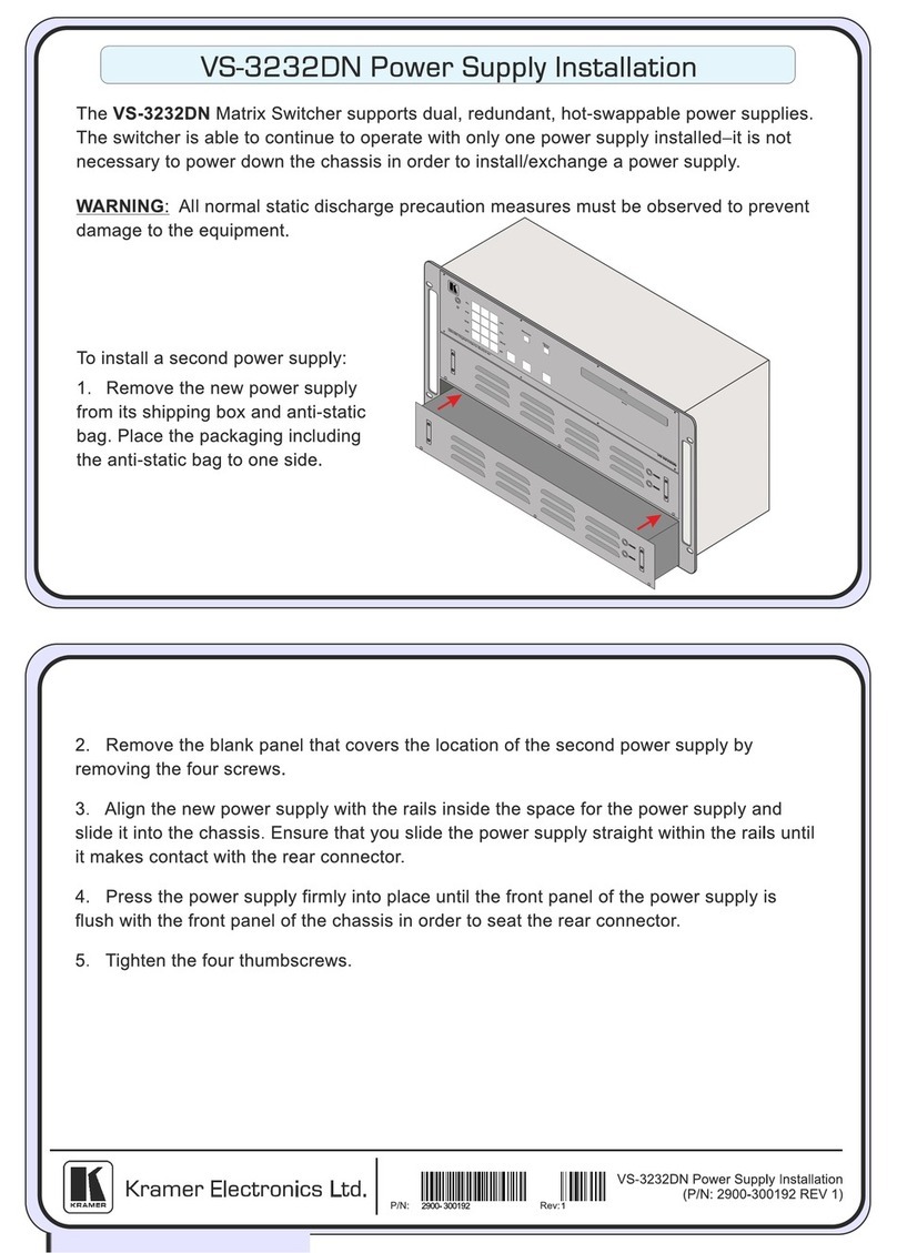 Kramer VS-3232DN Manual de usuario