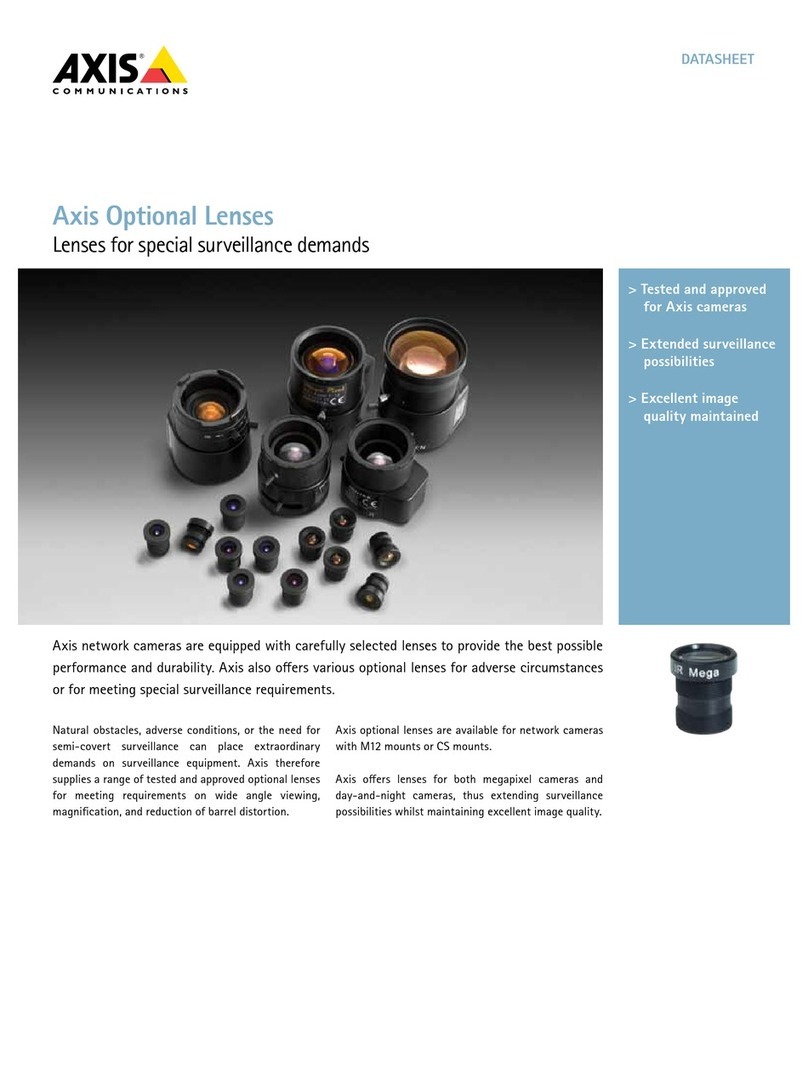 Axis Optional Manual de usuario