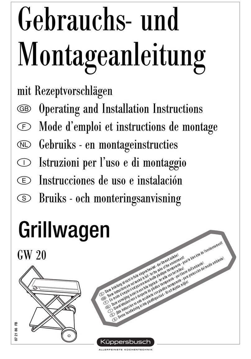 Kuppersbusch GW 20 Hoja de especificaciones