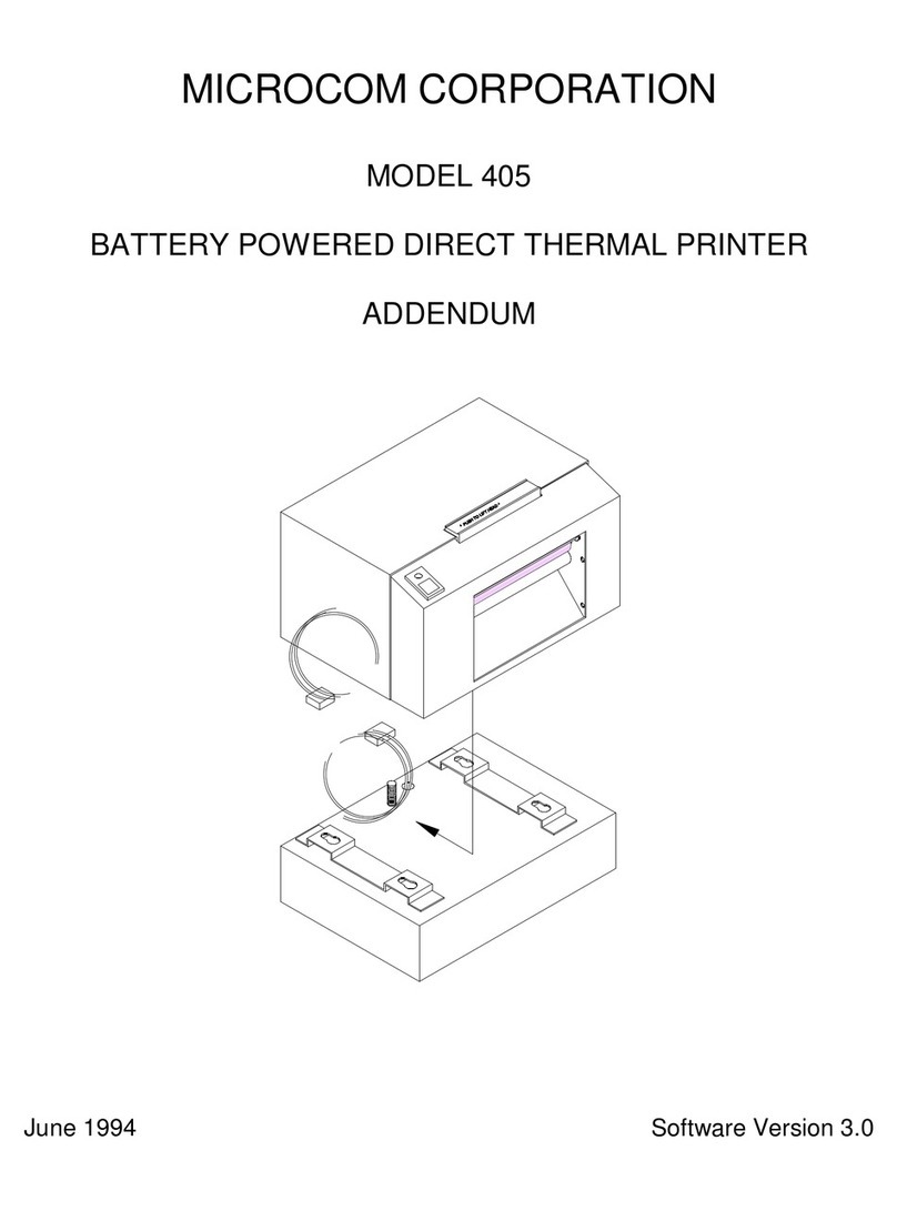 Microcom 405 Instrucciones de instalación y funcionamiento