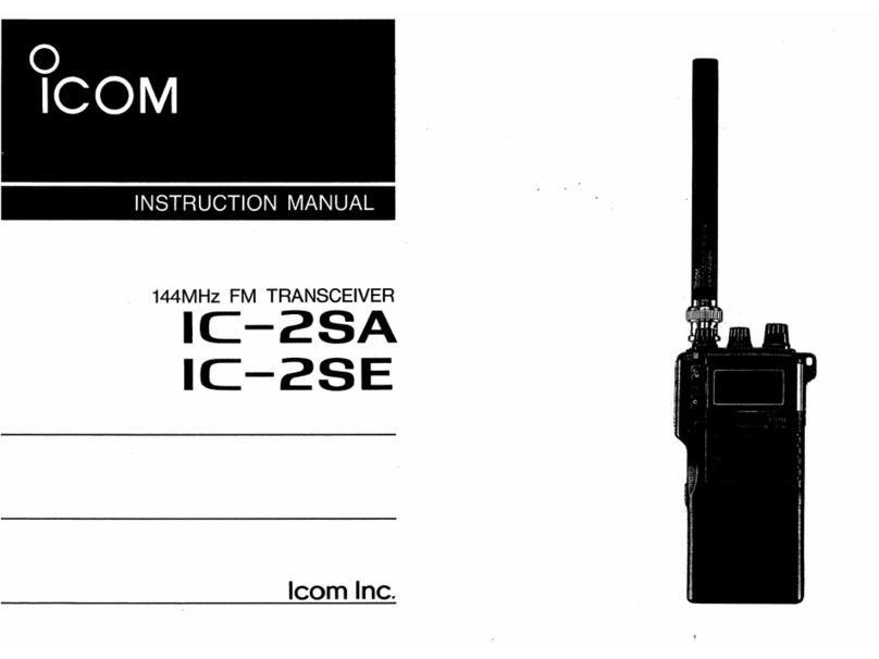 Icom IC-2SA Manual de usuario