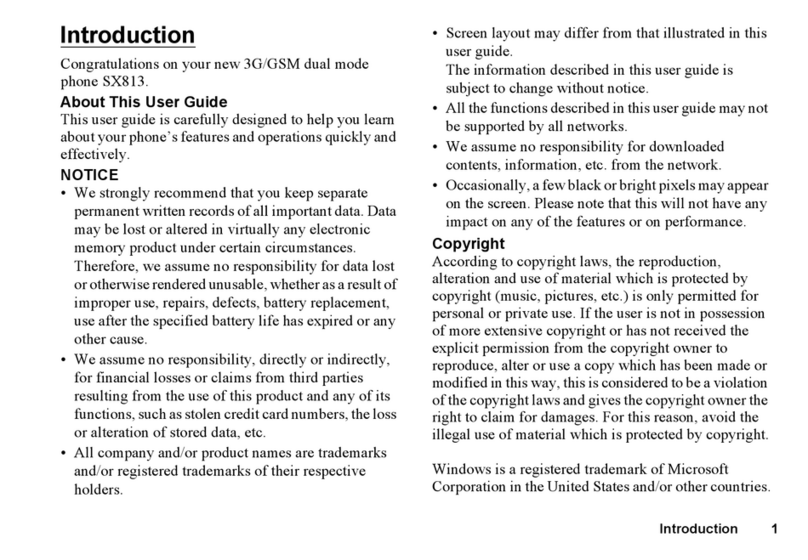 Sharp SX813 Manual de usuario