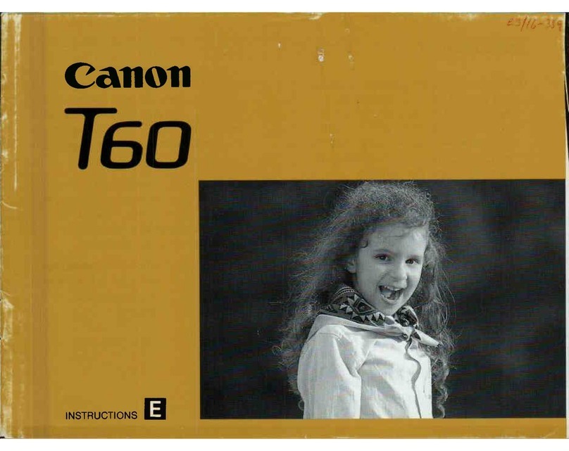 Canon T 60 Manual de usuario Canon T 60 Manual de usuario
