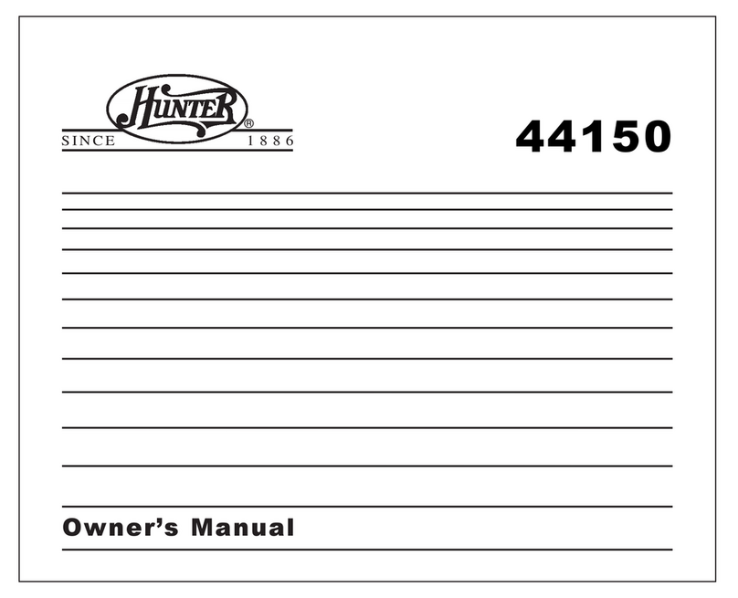 Hunter Internet Thermostat Manual de usuario