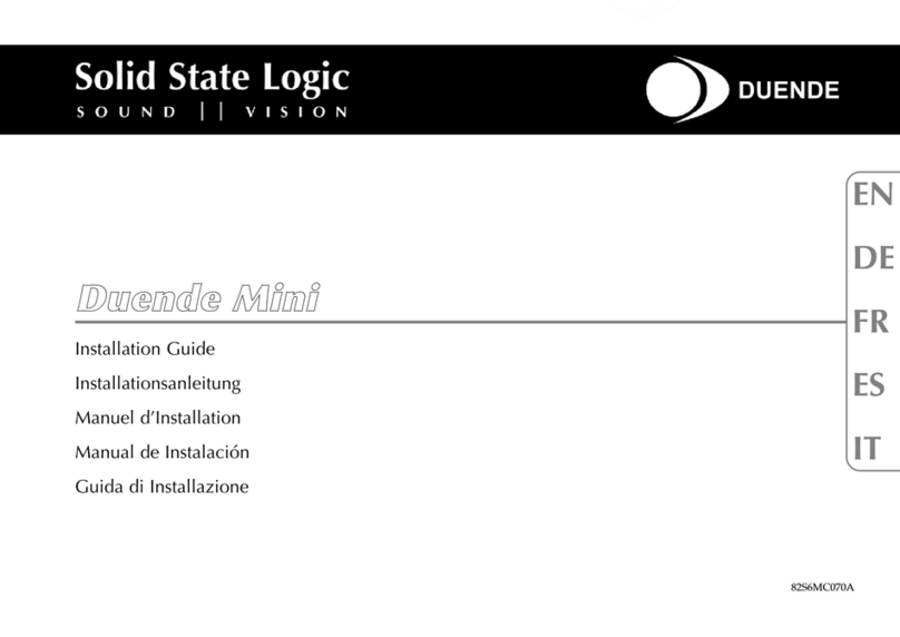 Solid State Logic Duende Mini Manual de usuario