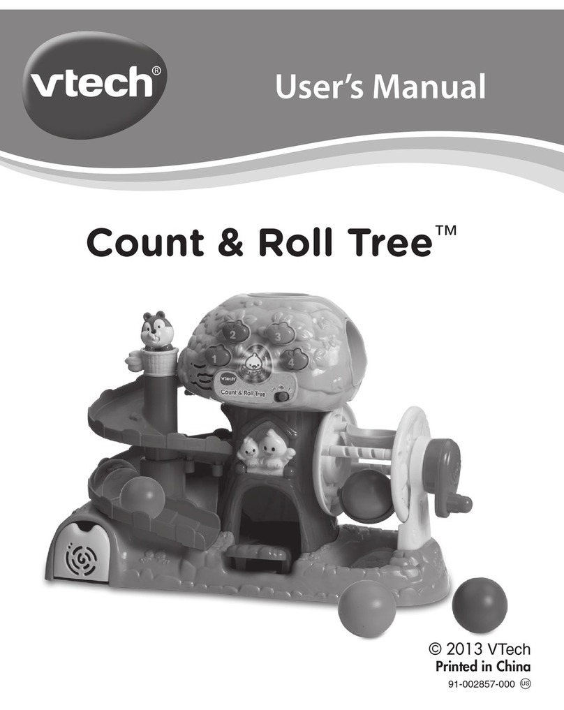 V-tech Count & Roll Tree Manual de usuario