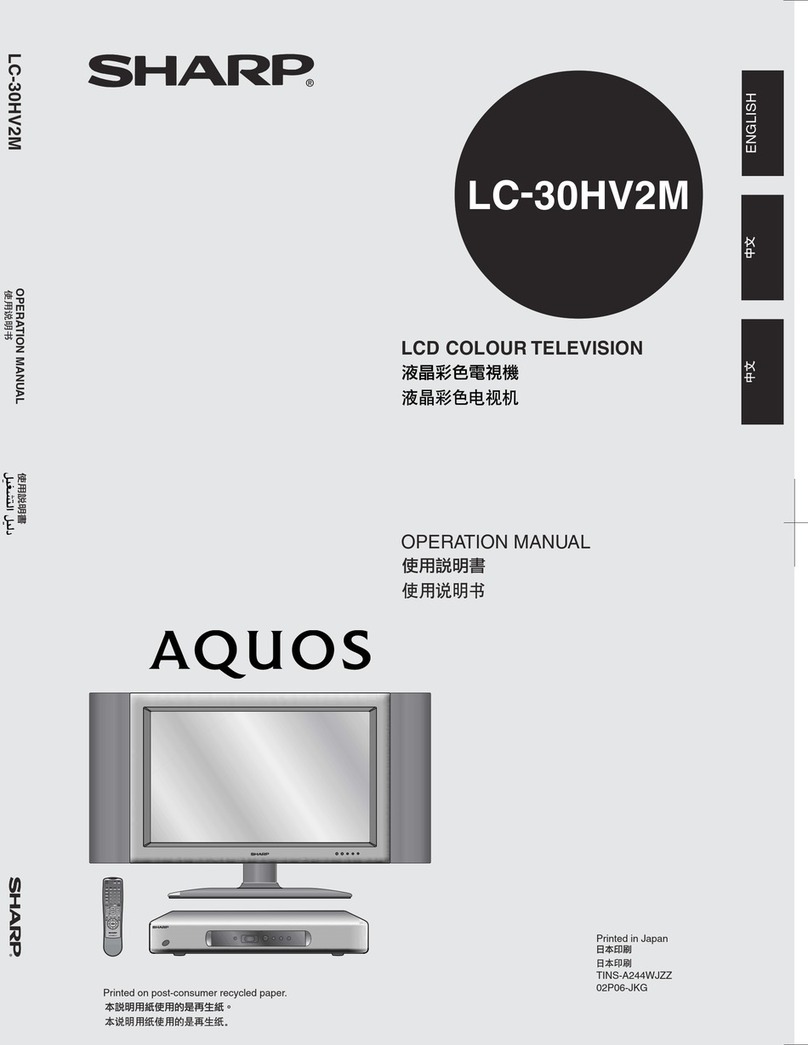 Sharp LC-30HV2M Manual de usuario