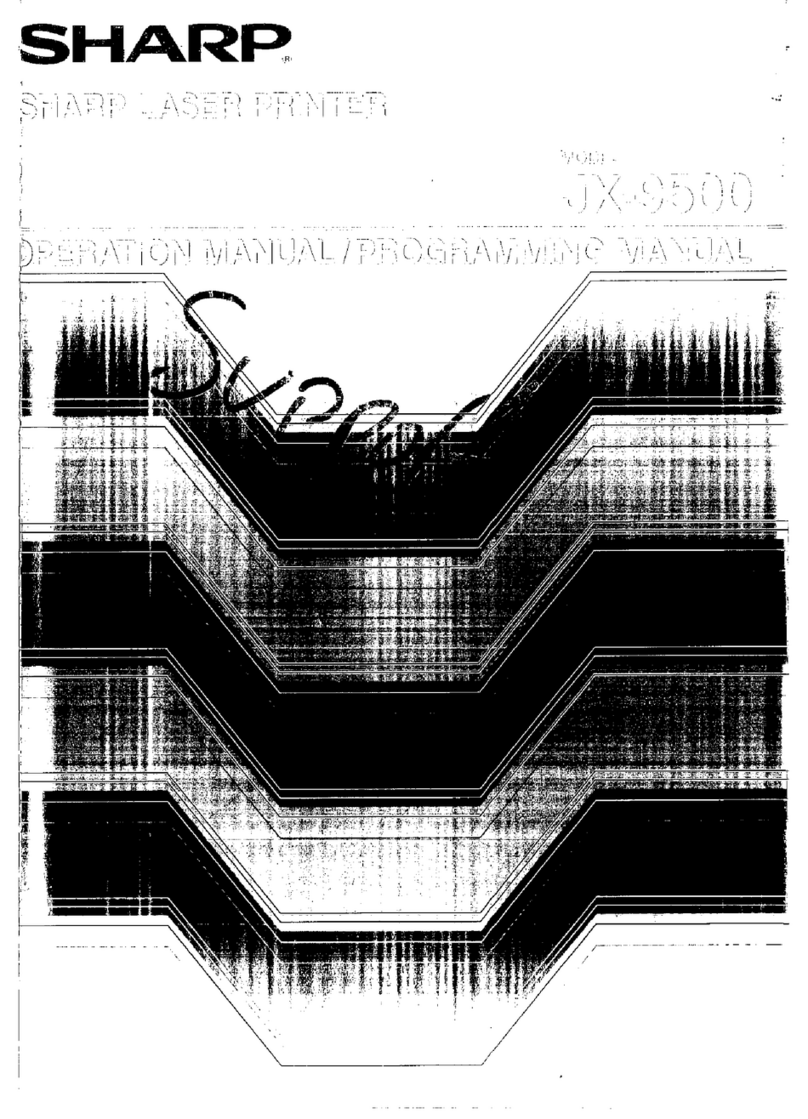 Sharp JX-9500 Manual de usuario