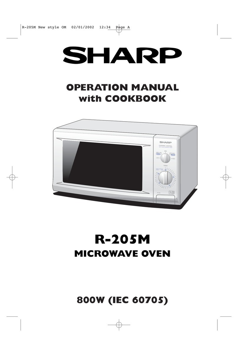Sharp R-205M Manual de instrucciones