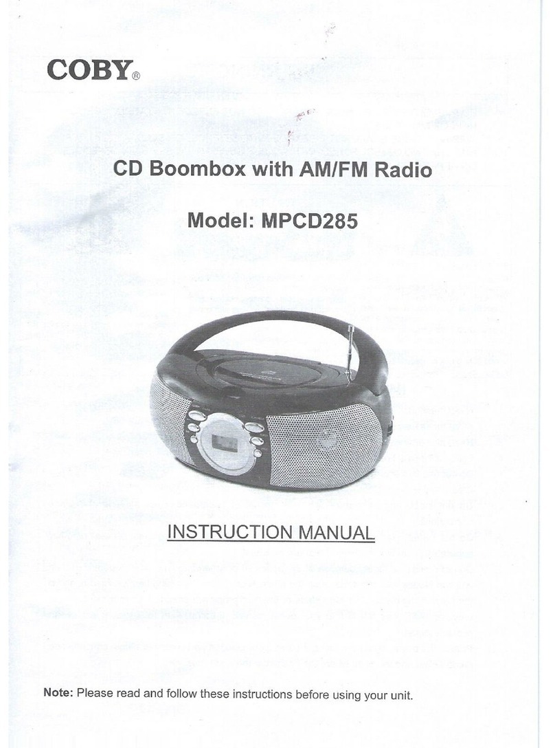 Coby MPCD285 Manual de usuario