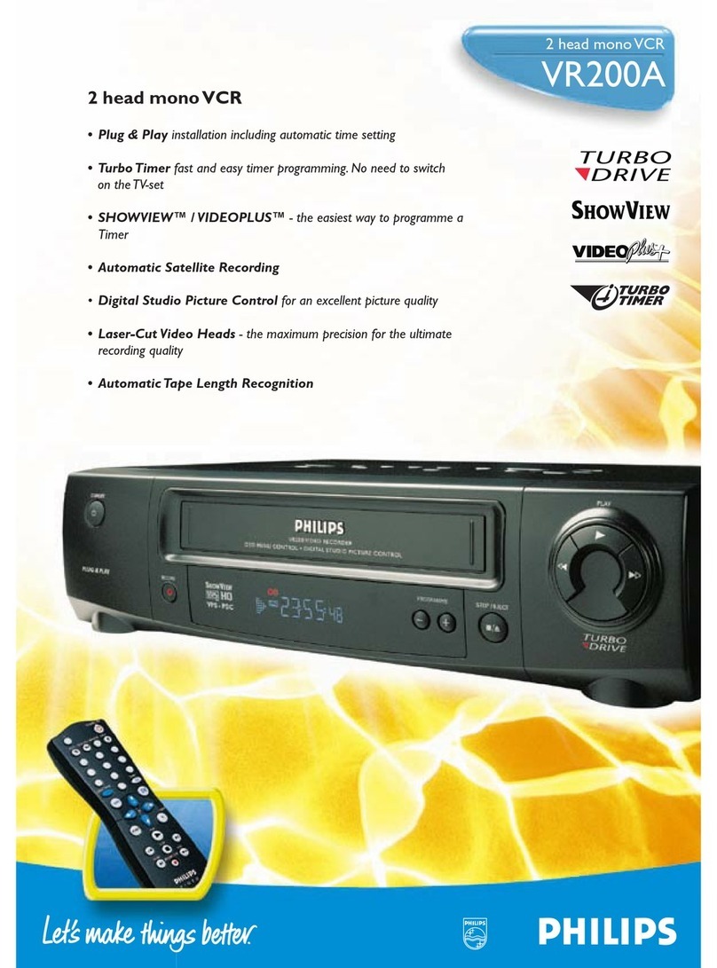 Philips VR200A Manual de usuario
