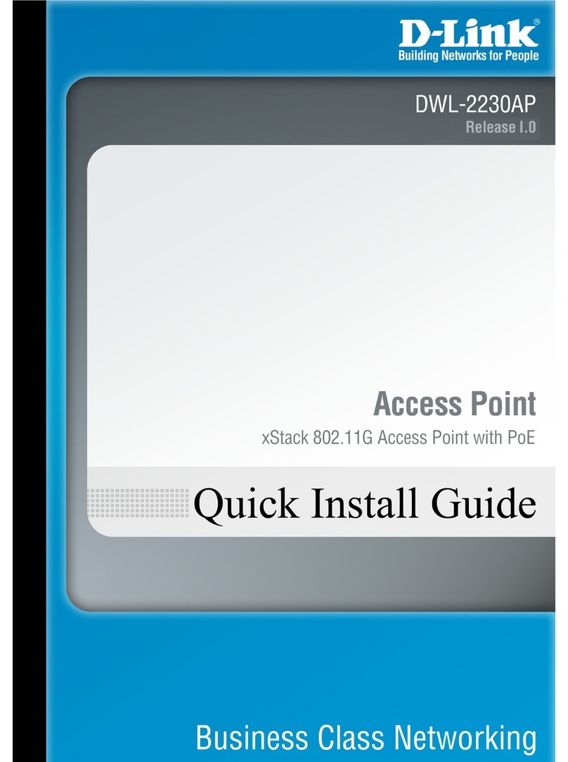 D-Link DWL-2230AP - xStack - Wireless Access Point Manual de usuario D-Link DWL-2230AP - xStack - Wireless Access Point Manual de usuario