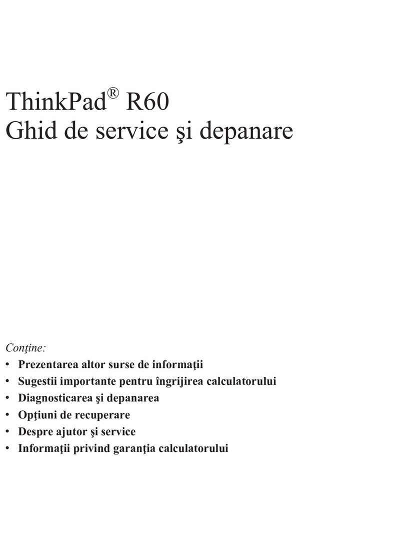 Lenovo THINKPAD R60 Manual de instrucciones