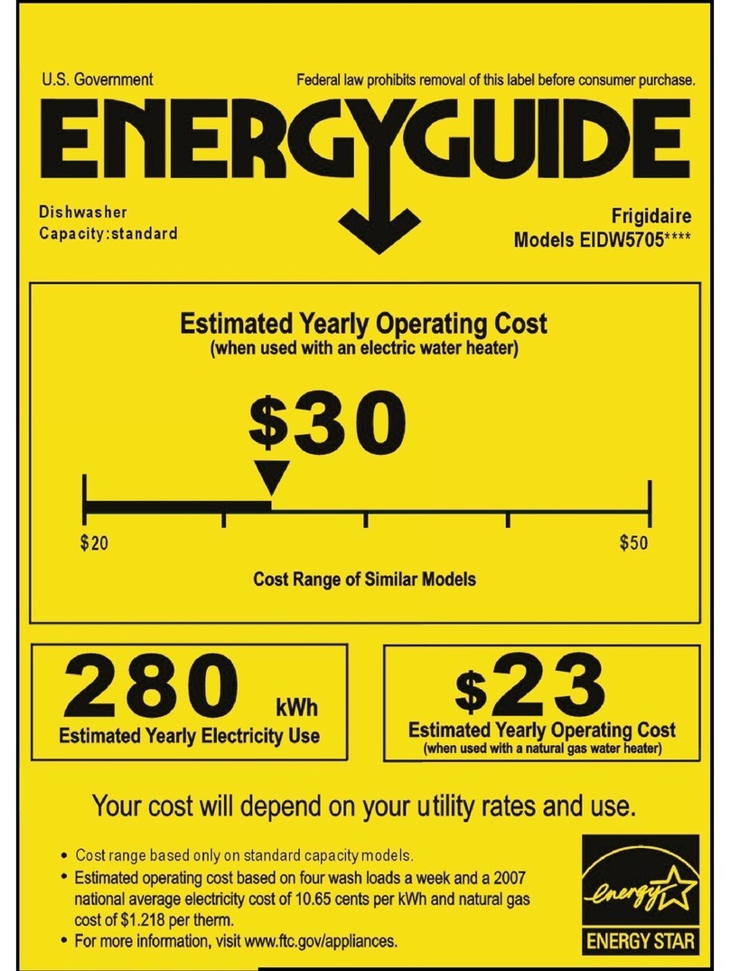 Electrolux EIDW5705PB Instrucciones de montaje