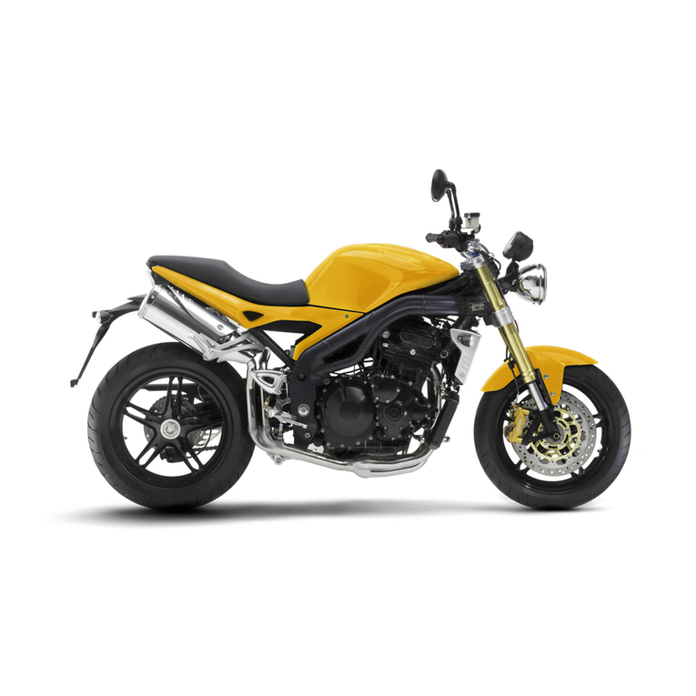 Triumph Speed Triple Manual de usuario