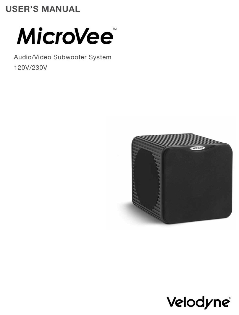 Velodyne MicroVee Manual de usuario