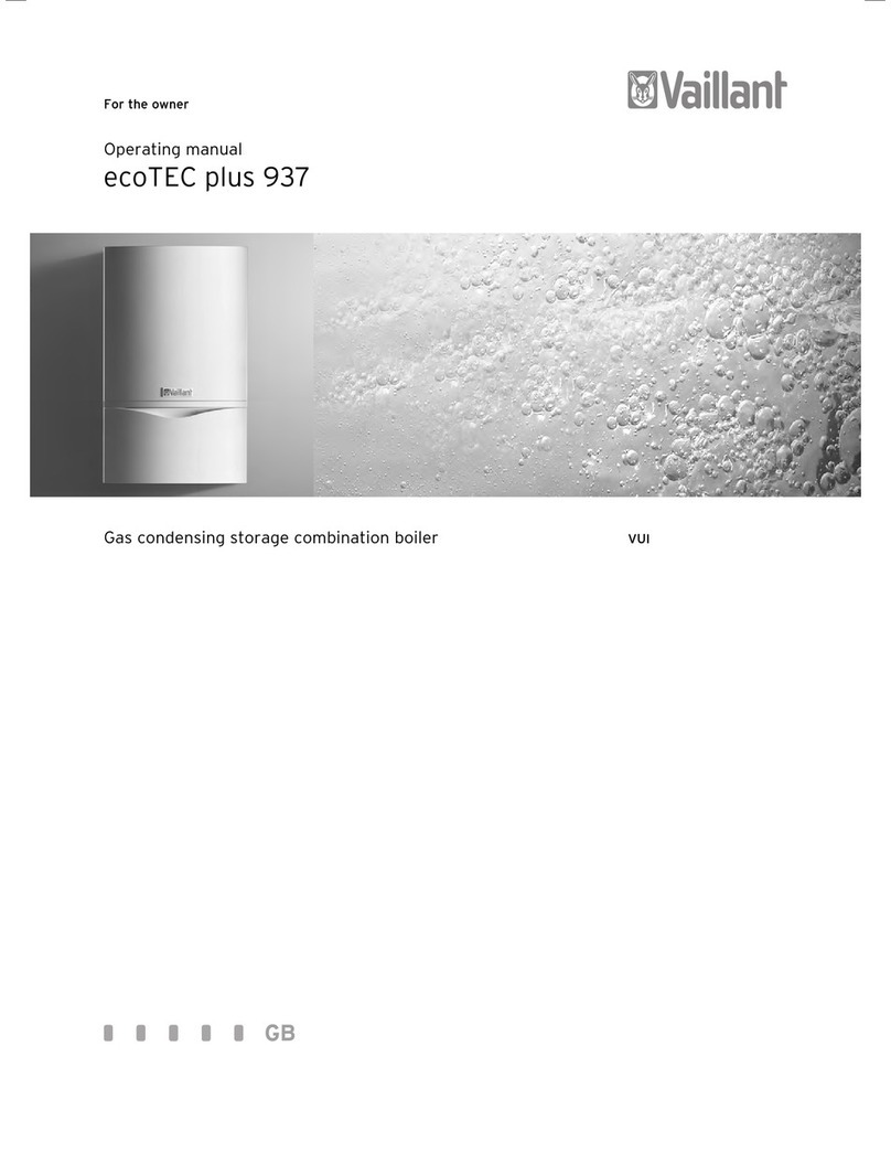 Vaillant ecoTEC plus 937 Manual de usuario