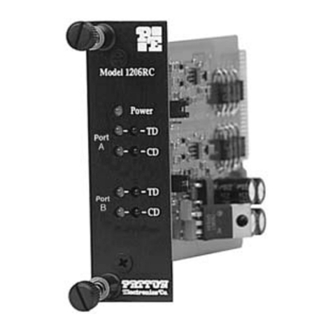 Patton electronics 1206RC Manual de usuario