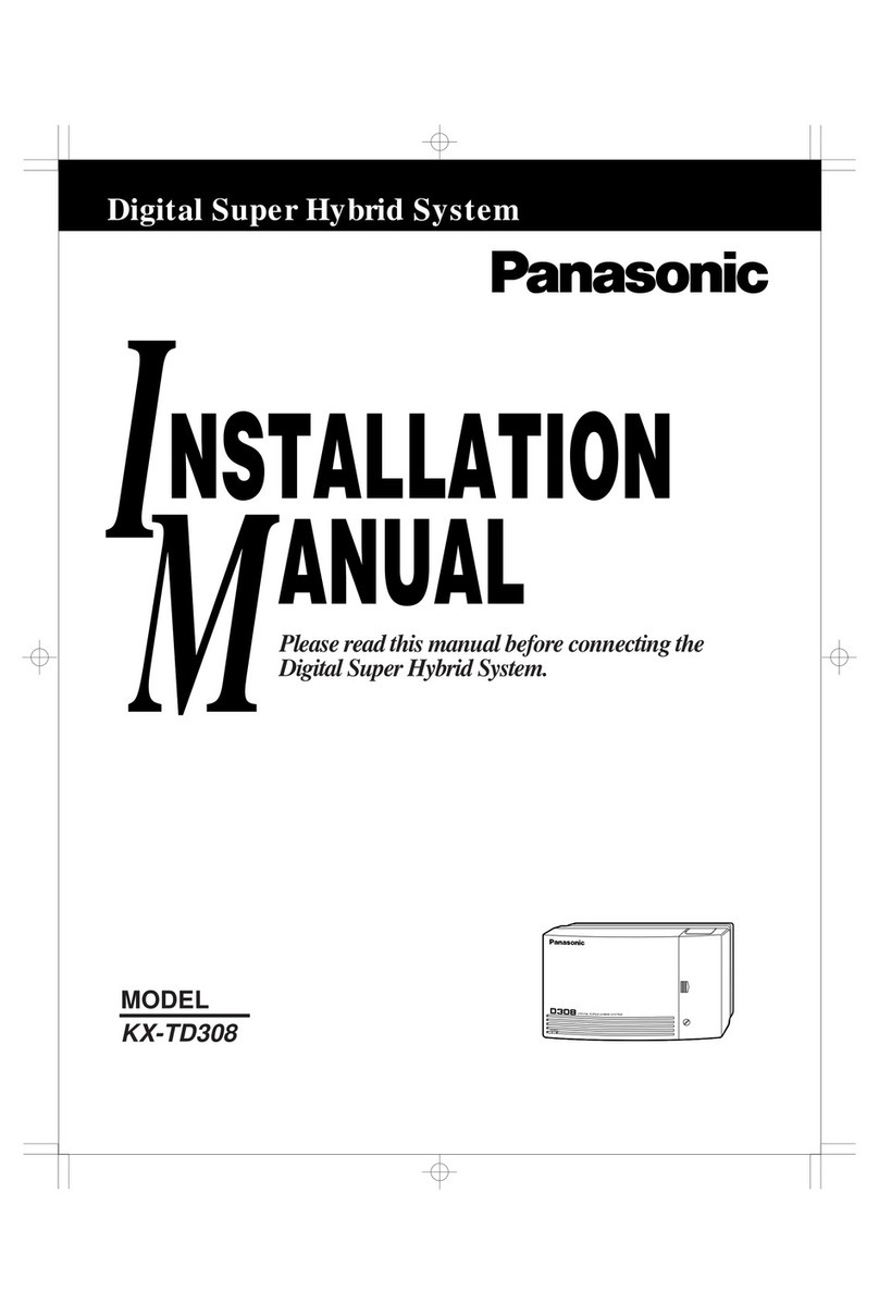 Panasonic KX-TD308 Manual de usuario