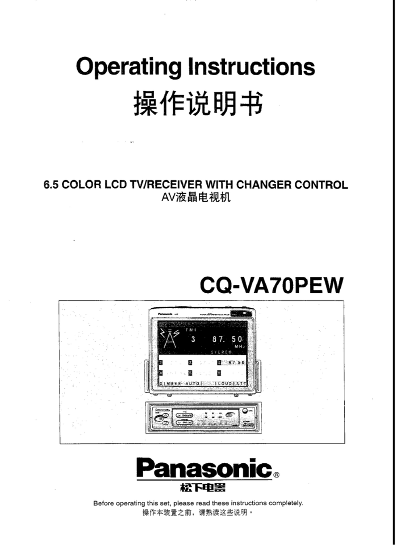 Panasonic CQ-VA70PEW Manual de usuario Panasonic CQ-VA70PEW Manual de usuario