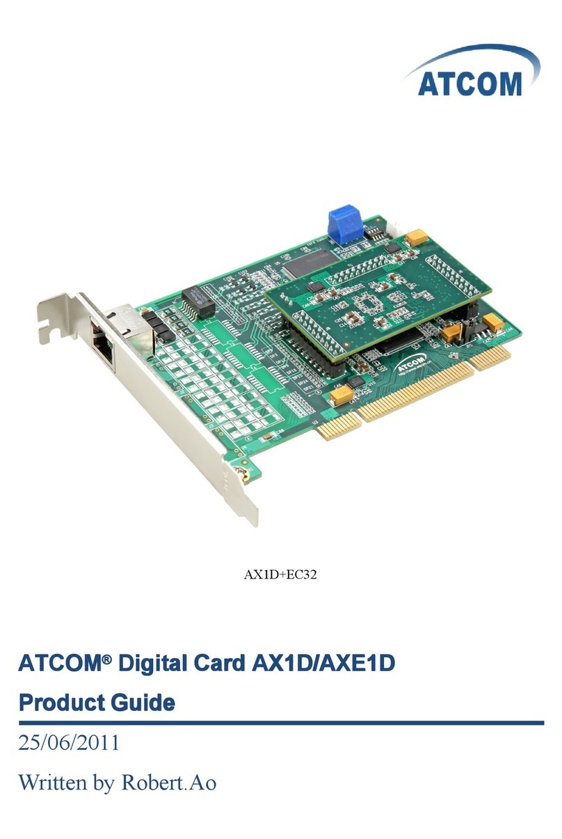 ATCOM AX1D Manual de usuario