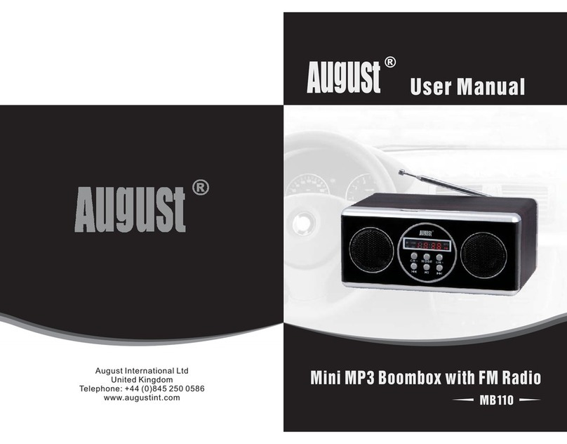 August MB110 Manual de usuario