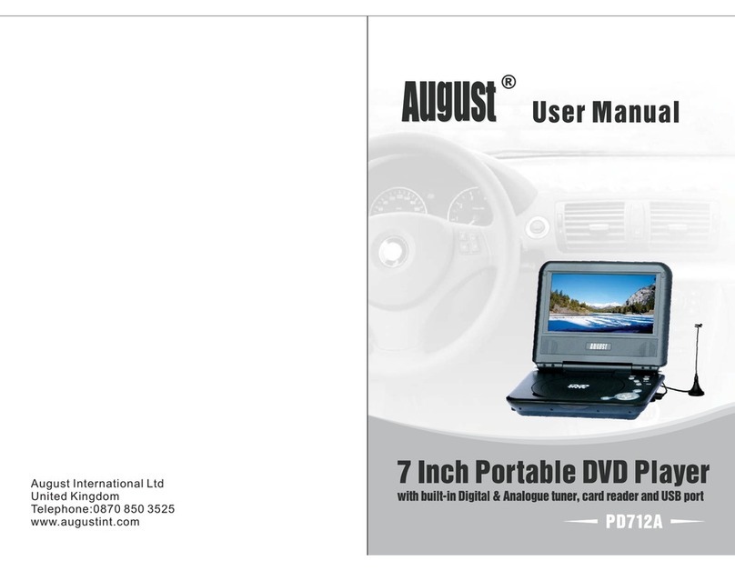 August PD712A Manual de usuario