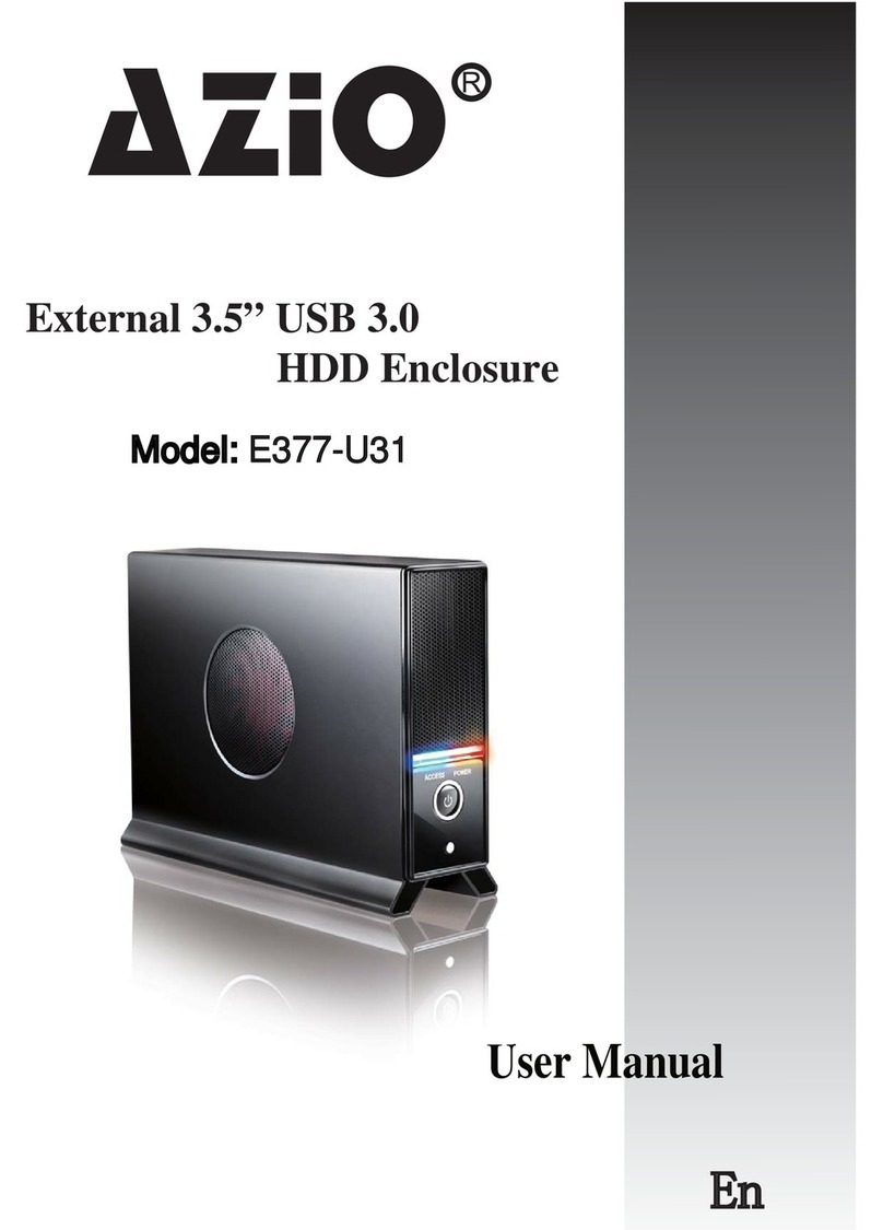 Azio E377-U31 Manual de usuario Azio E377-U31 Manual de usuario