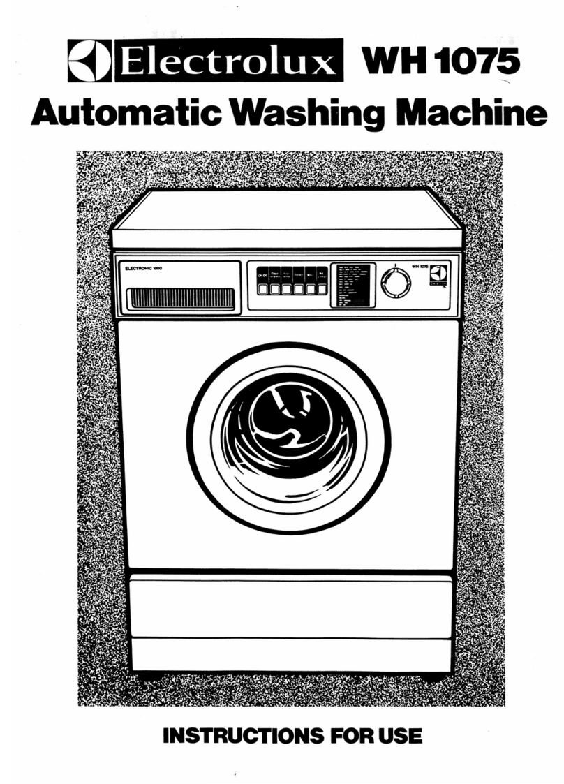 Electrolux WH 1075 Manual de usuario