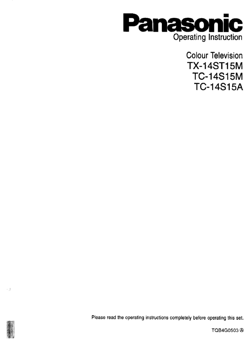 Panasonic TX-14ST15M Manual de usuario