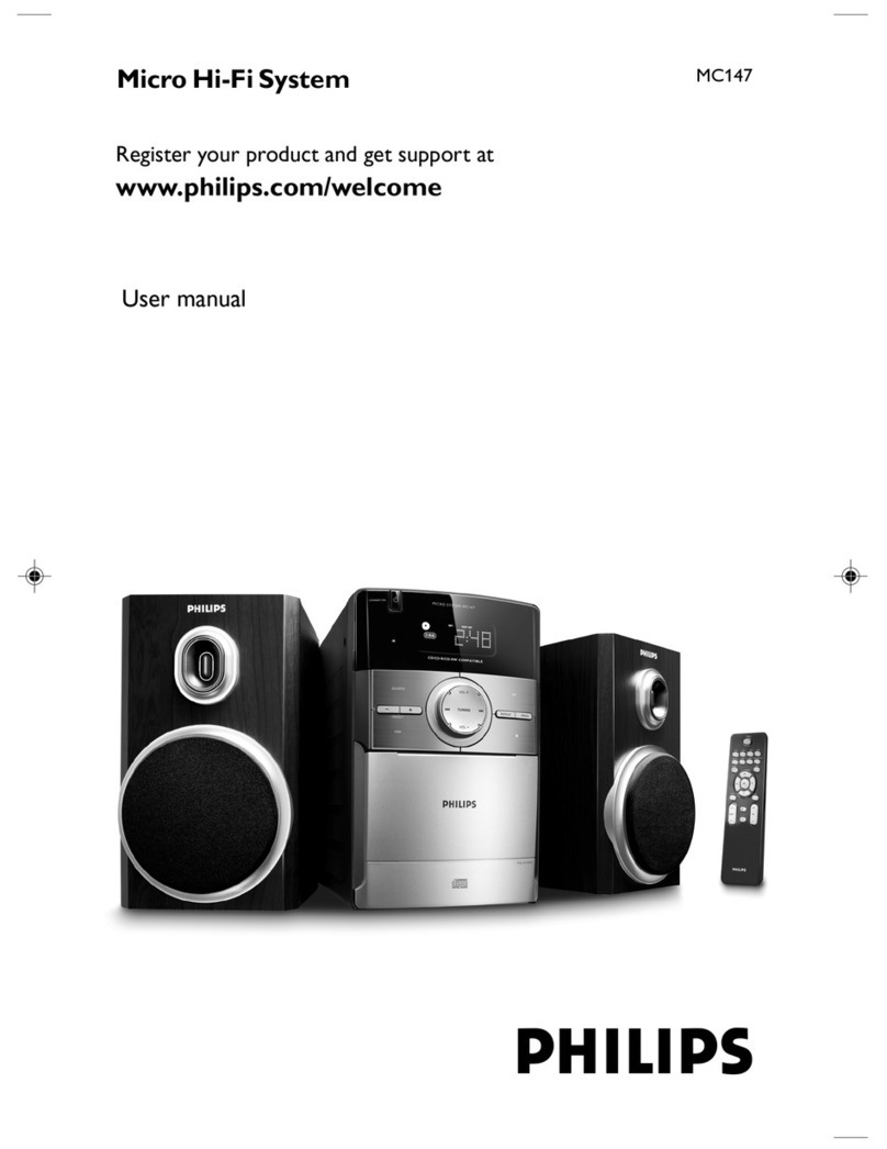 Philips MC147 Manual de usuario