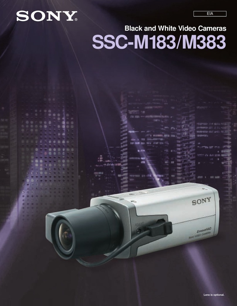 Sony SSC-M183 - CCTV Camera Manual de usuario