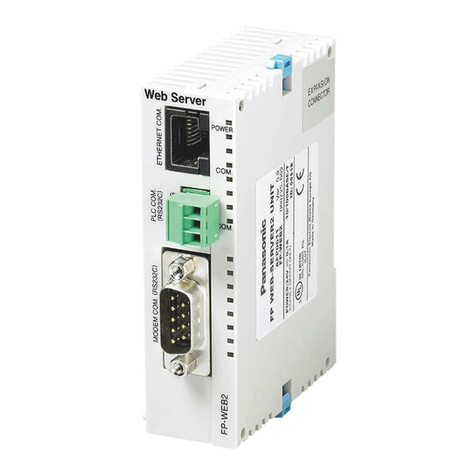 Panasonic FP Web-Server Manual de usuario