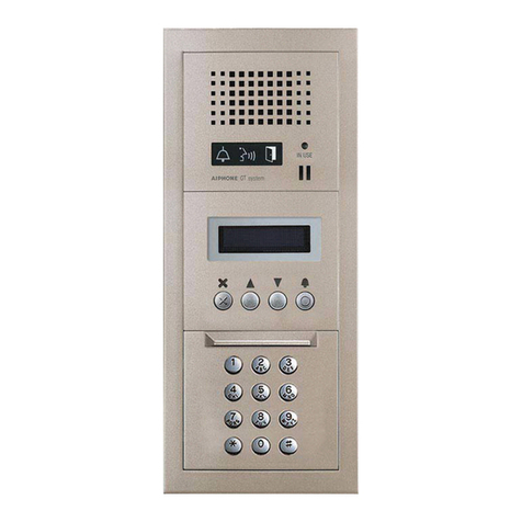 Aiphone GT SYSTEM Manual de usuario