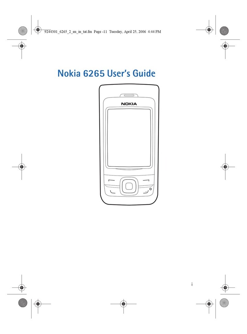 Nokia 6265 Manual de usuario