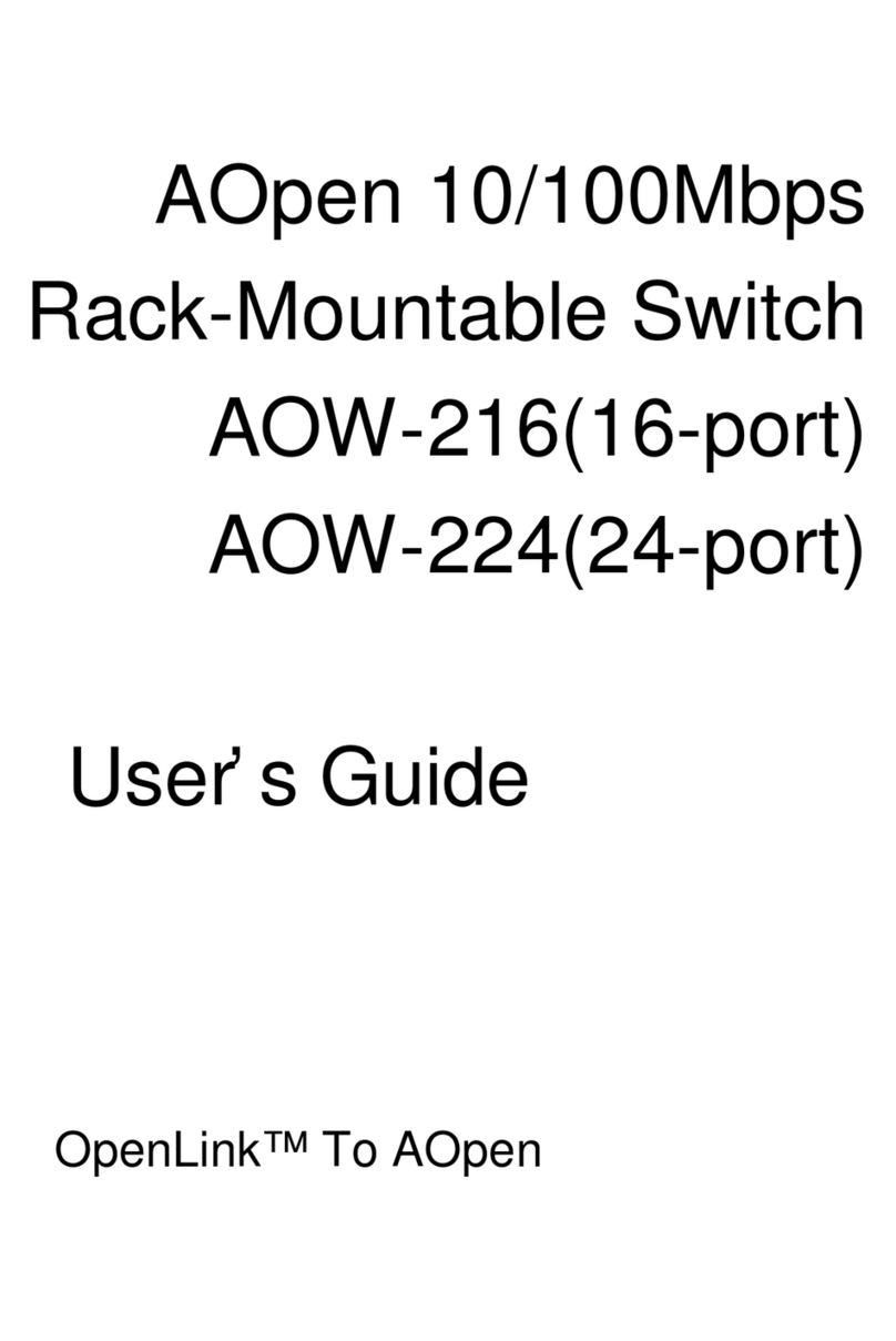 AOpen AOW-216 Manual de usuario