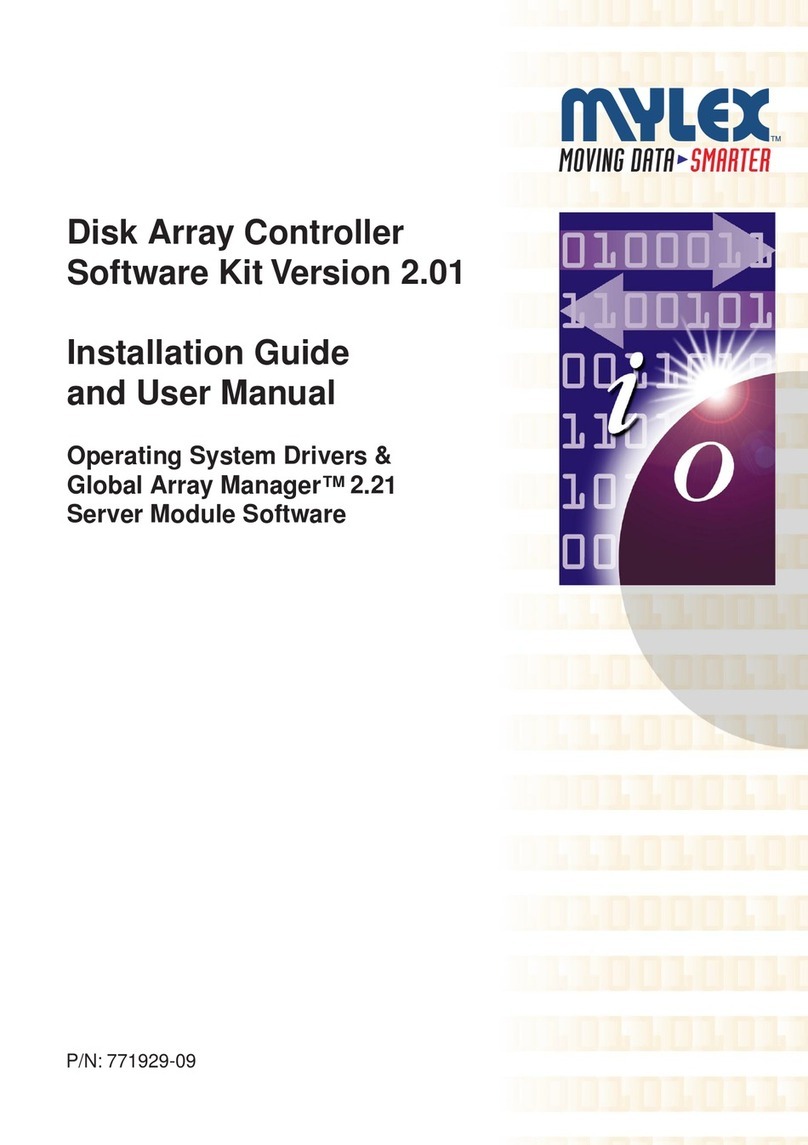 Mylex Mylex Disk Array controller Instrucciones de montaje