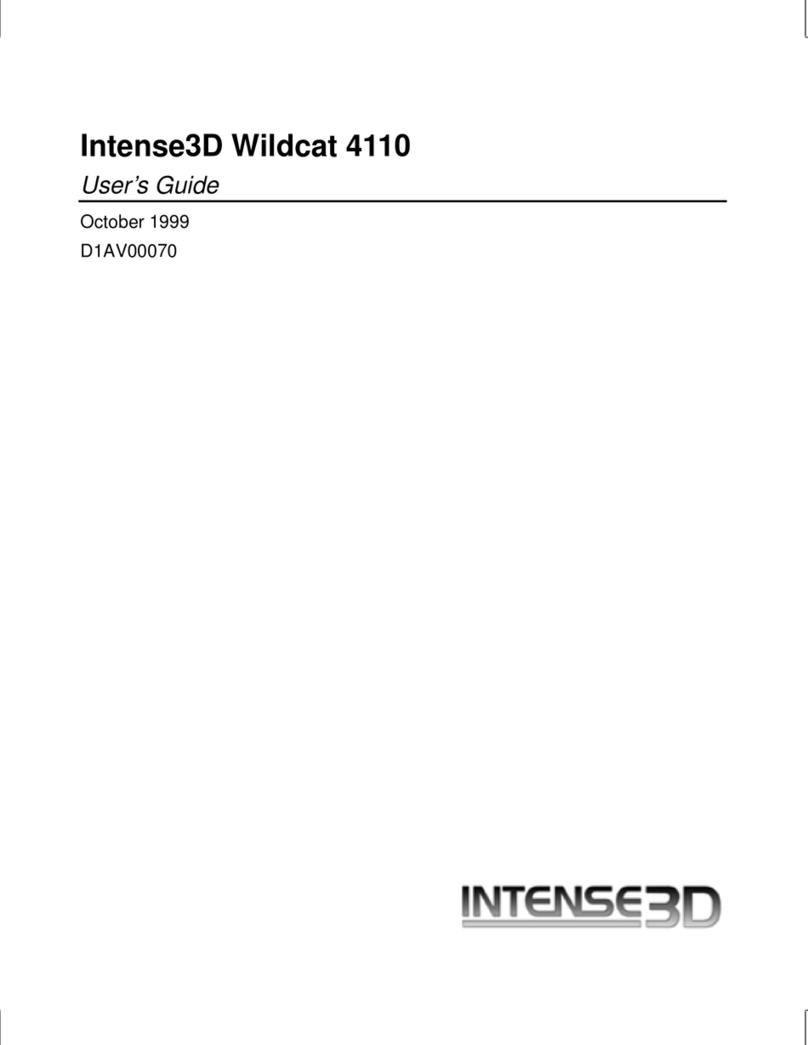Intergraph Intense3D Wildcat 4105 Manual de usuario