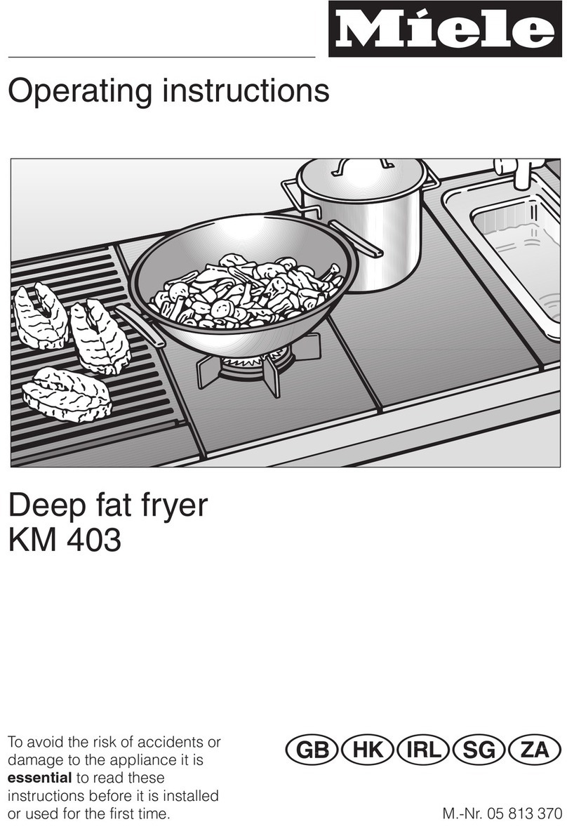 Miele KM 403 Manual de usuario