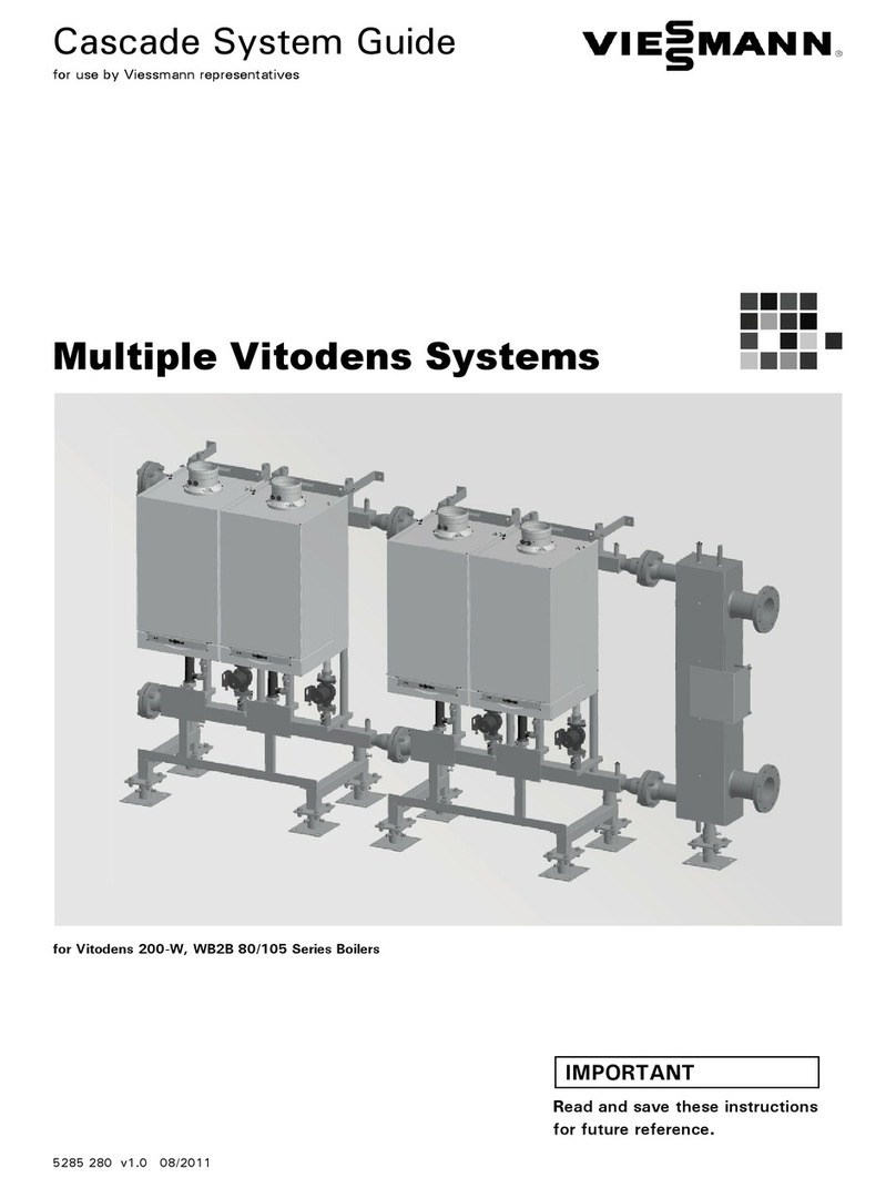 Viessmann Multiple Vitodens Systems Manual de lista de piezas Viessmann Multiple Vitodens Systems Manual de lista de piezas