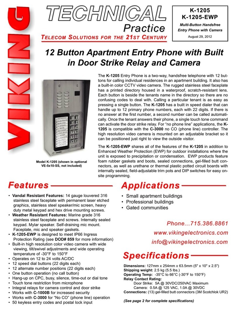Viking K-1205-EWP Instrucciones de uso