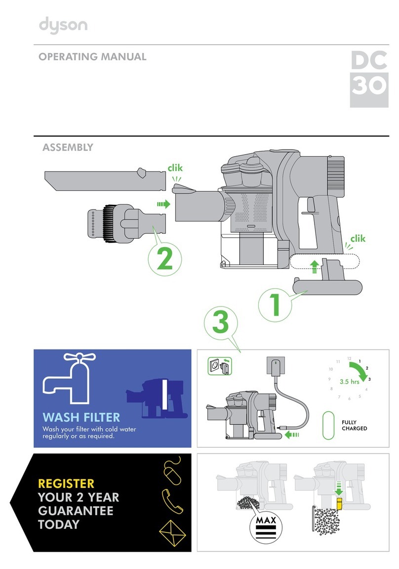Dyson DC30 Manual de usuario