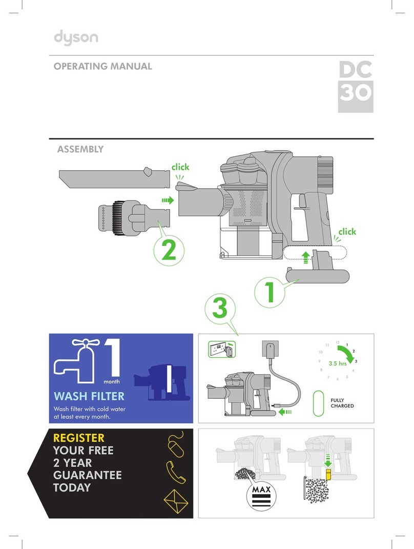 Dyson DC30 Manual de usuario