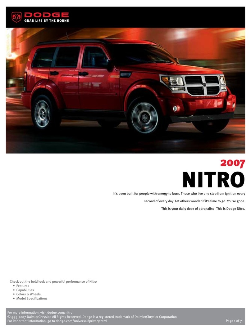 Dodge 2011 Dodge Nitro Guía de instalación