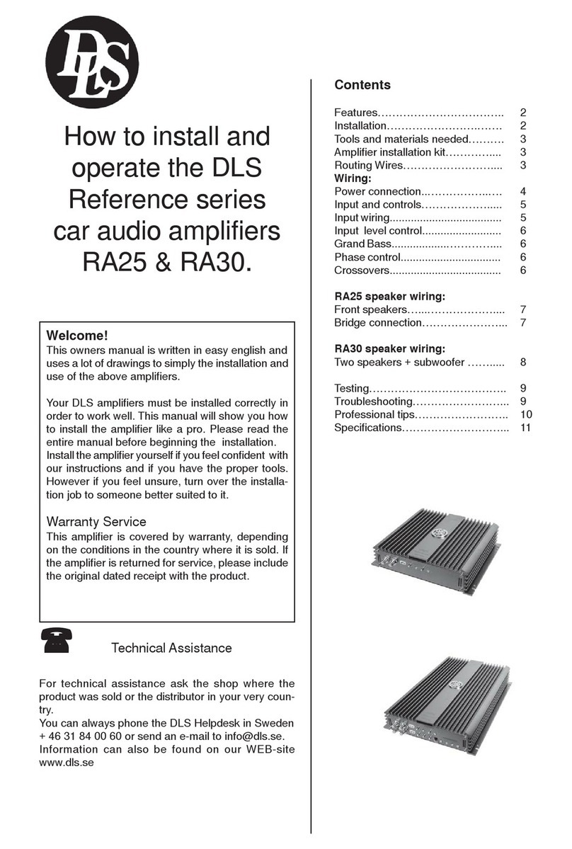 DLS Performance series Manual de usuario