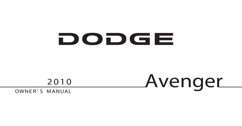 Dodge Avenger Manual de usuario