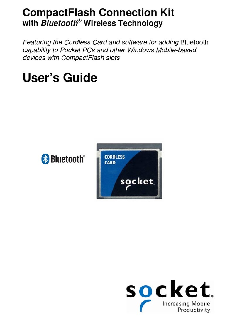 Socket CompactFlash Connection Kit Manual de usuario